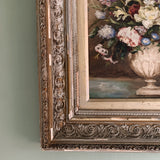 Romantic Dusky Floral Oil Painting