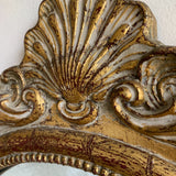 Antique French Shell Detail Mirror