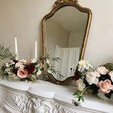 Antique French Shell Detail Mirror