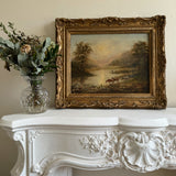 19th Century Landscape in Gilt Frame