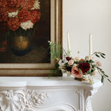 Large French Floral Oil Painting