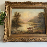 19th Century Landscape in Gilt Frame