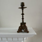 Antique French Patina Candlesticks