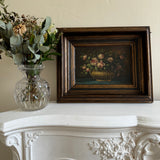 Floral Oil On Board