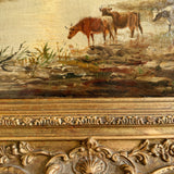 19th Century Landscape in Gilt Frame