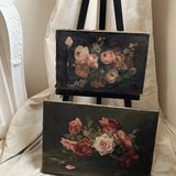 Antique Rose Oil Painting