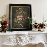 Antique Framed Chromolithograph by Rachel Ruysch