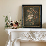 Antique Framed Chromolithograph by Rachel Ruysch