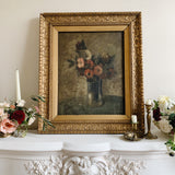 COMING SOON -Dark Romantic Floral Oil Painting on Panel