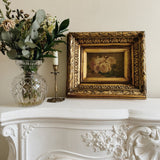 Antique Floral Oil Painting in Gilt Frame (1 of 2)