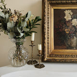 Antique Floral Oil Painting in Gilt Frame - Autumn Flowers