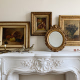 Antique Floral Still Life in Golden Gilt Frame