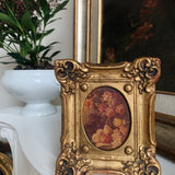 Miniature Still Life in Gold Gilt Frame