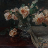 Peach Blooms Fine Art Board Print