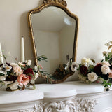 Antique French Shell Detail Mirror