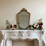 Antique French Shell Detail Mirror