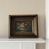 Floral Oil On Board