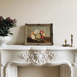Vintage Floral Oil Painting