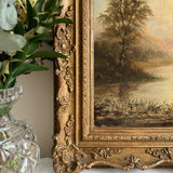 19th Century Landscape in Gilt Frame