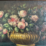 Floral Oil On Board