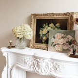 Cream Roses Still Life Oil Painting