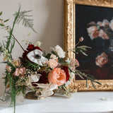 Peach Blooms in Charlotte Frame