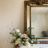 Large Antique French Cushion Mirror