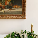 Large 19th Century Dark Fruit Still Life Oil Painting