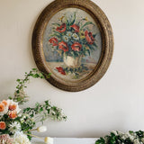 Vintage Floral Oil Painting