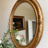 French 19th Century Round Mirror