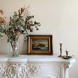 Antique Seascape Oil Painting