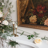 Early 20th Century Rose Oil Painting