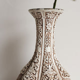 Carved Resin Vintage Vase