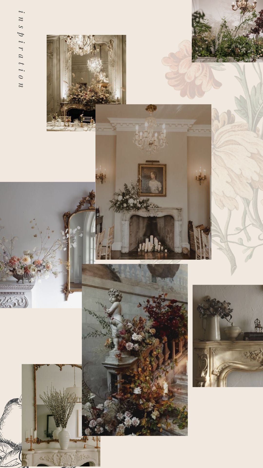 Inspiration Moodboard, The Atelier Collection Shoot