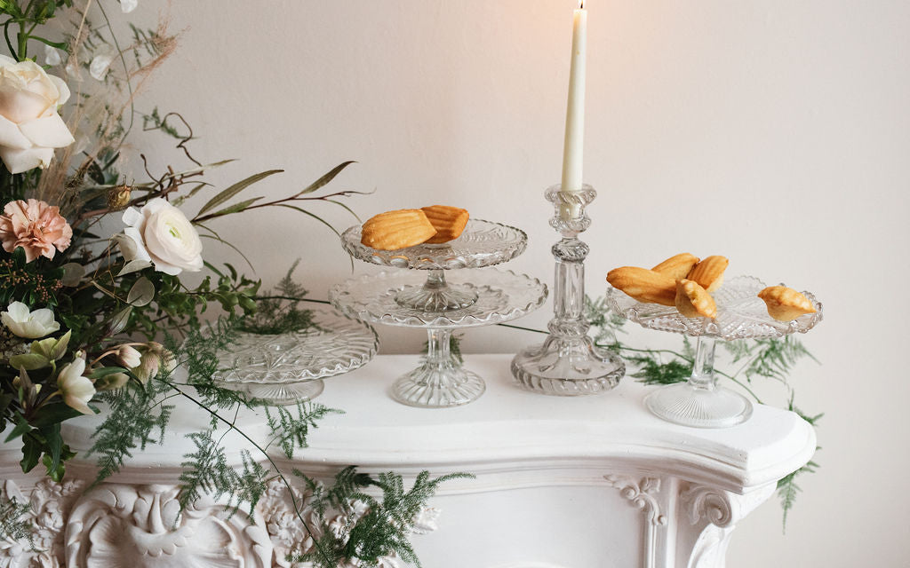 Vintage Cake Stands and Candlesticks