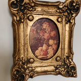 Miniature Still Life in Gold Gilt Frame
