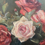 Antique Rose Oil Painting