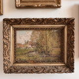 Antique Landscape Oil Painting