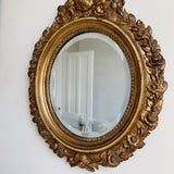 19th Century Ornate Petite Mirror