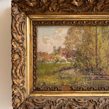 Antique Landscape Oil Painting