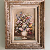 Romantic Dusky Floral Oil Painting