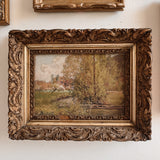 Antique Landscape Oil Painting