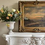 Antique Landscape Oil Painting in