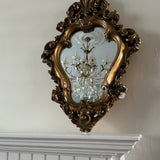 Ornate Petite Vintage Mirror