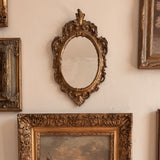 Antique French Petite Mirror