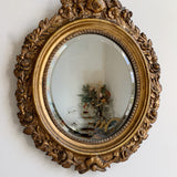 19th Century Ornate Petite Mirror