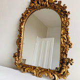 Antique Cherub Gold Gilt Mirror