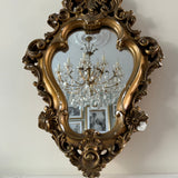 Ornate Petite Vintage Mirror