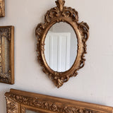 Antique French Petite Mirror