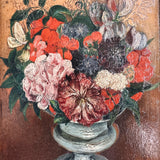 Antique Floral Still Life in Ornate Gilt Frame